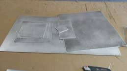 Steel Custom laser cut Rectangle square sheet metal 