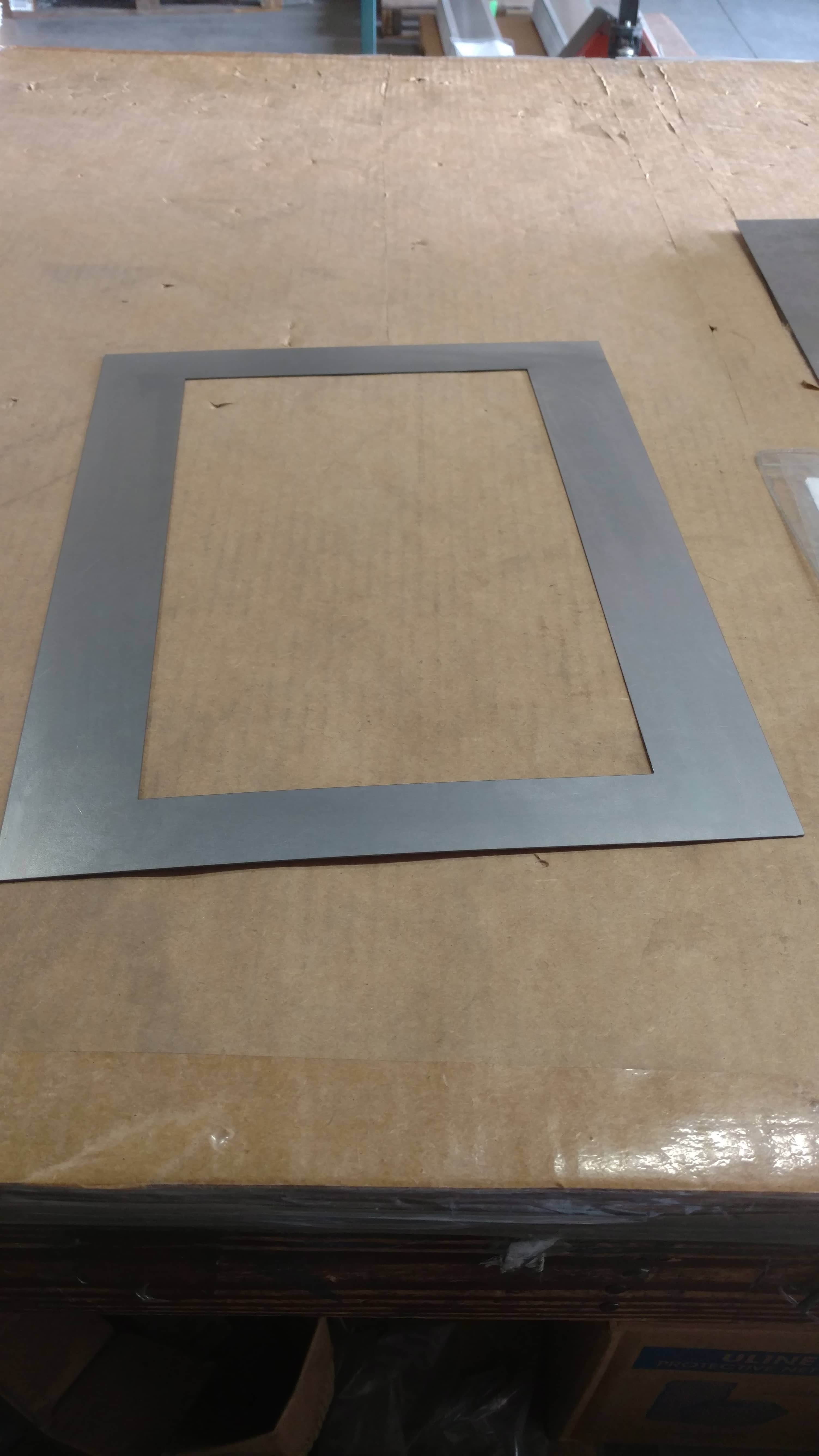 Sheet metal frame, custom cut