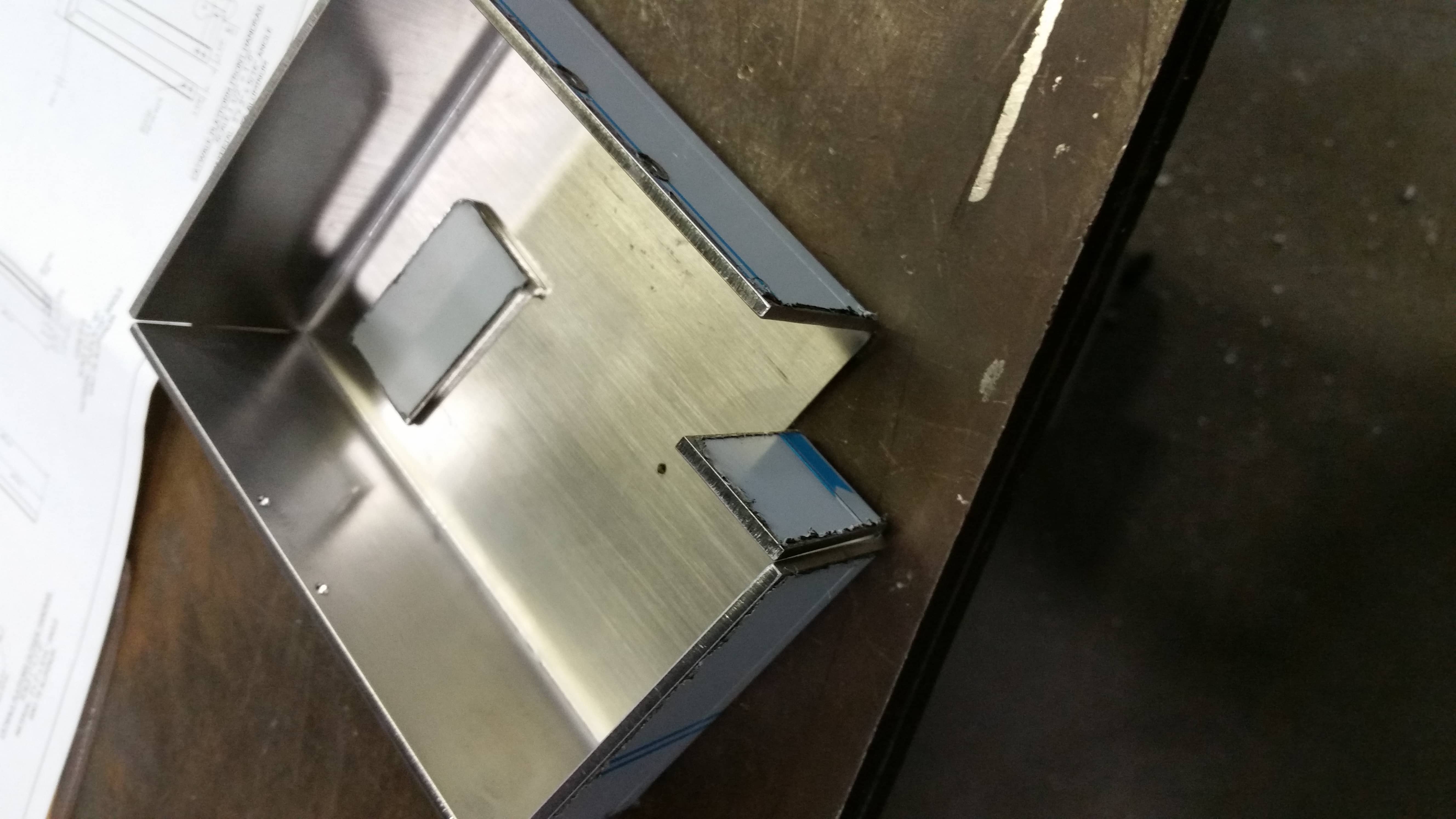 Stainless Steel irregular box not welded