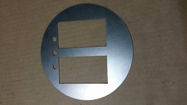 Steel Circle with cut-outs