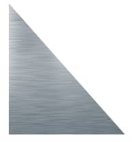 Stainless Steel triangle custom cut sheet metal, custom cut metal, stainless