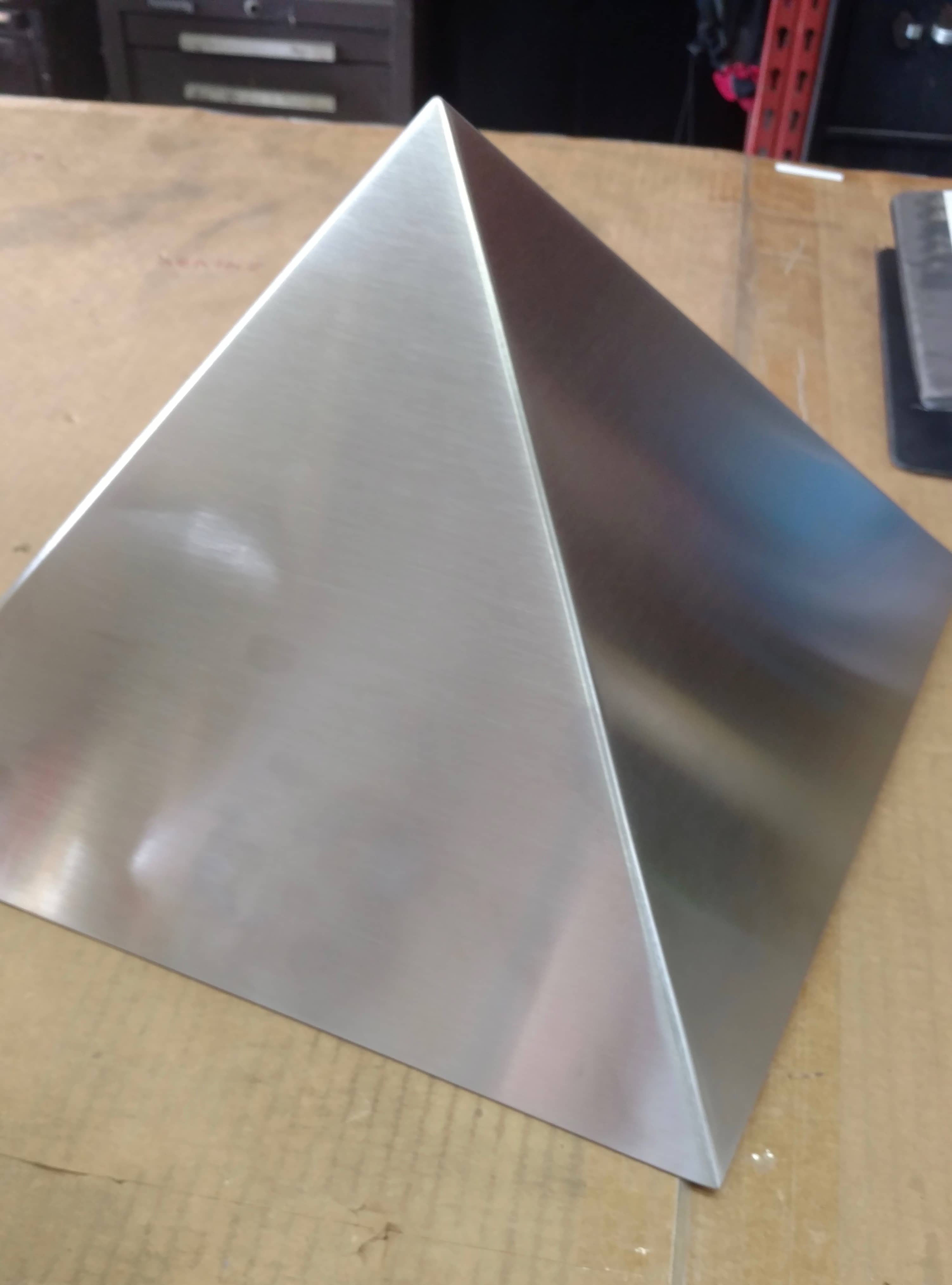 stainless steel pyramid sheet metal