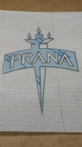 What A Cool Customer Logo Cut Out Of Stainless Steel